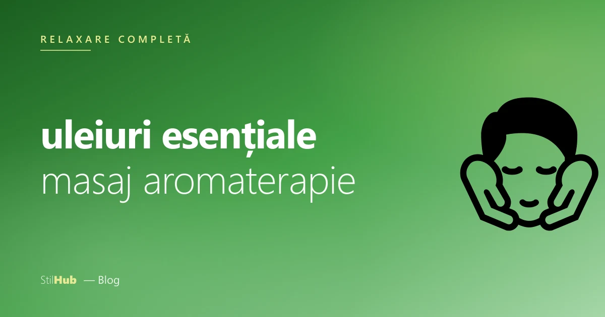 Aromaterapie la masaj