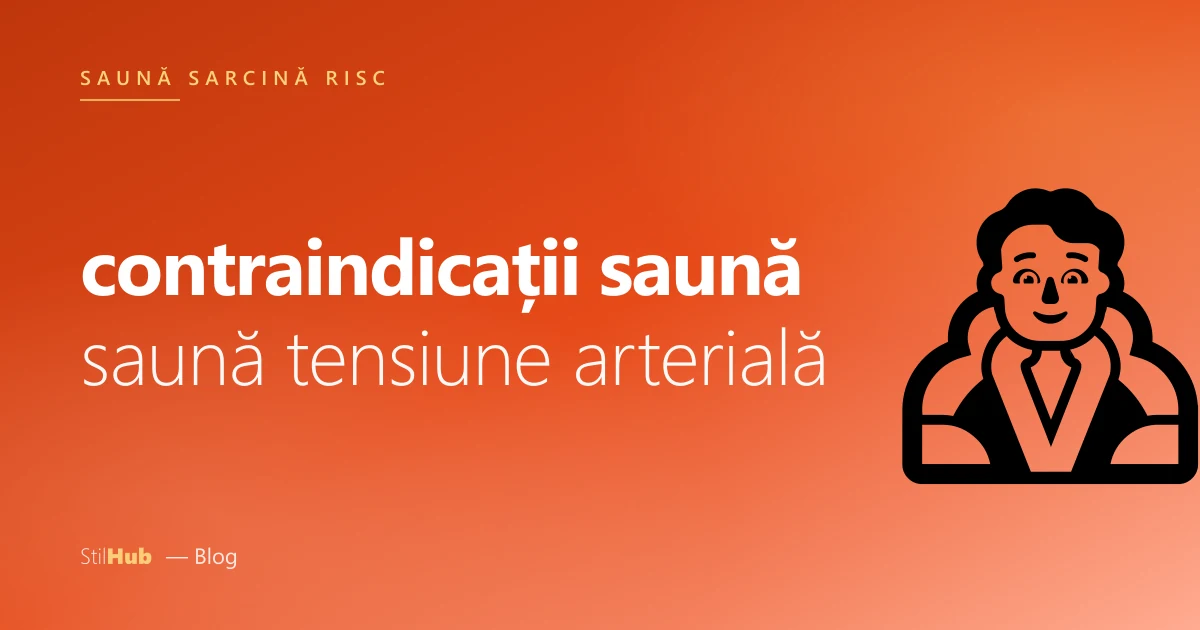 Contraindicații saună