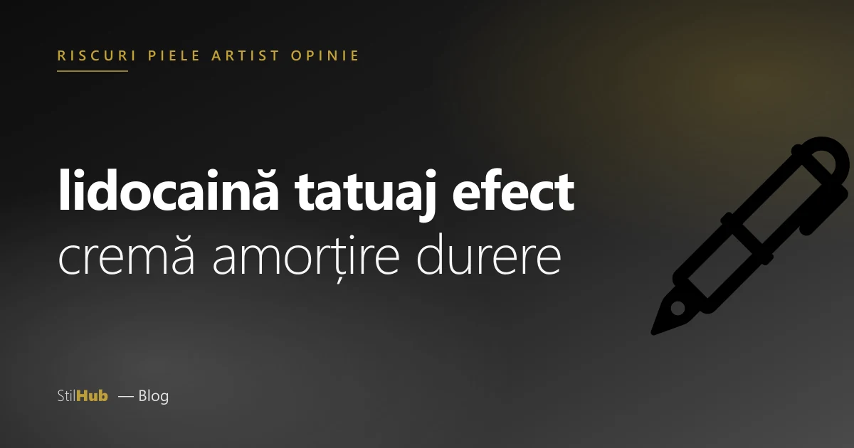 Cremă de amorțire