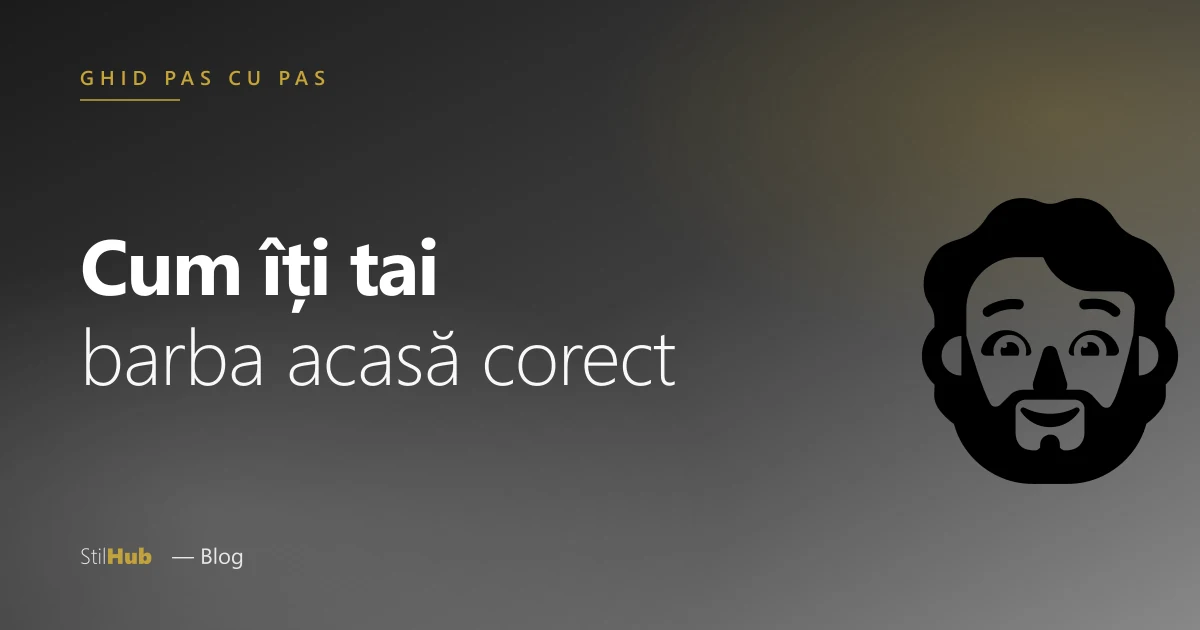 Cum tai barba acasă