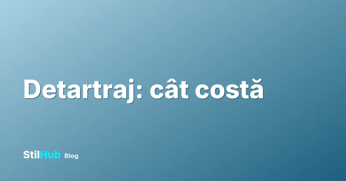 Detartraj: cât costă, cât de des și dacă doare