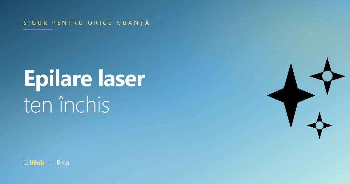 Laser pe ten închis sau bronzat