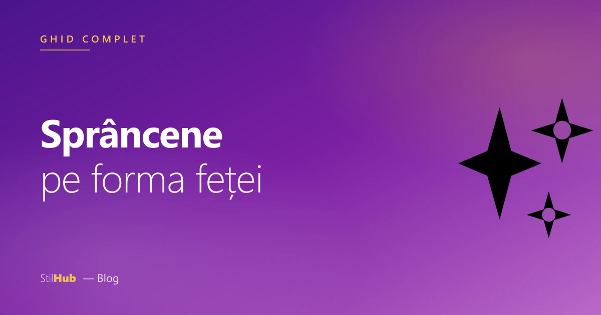 Sprâncene pe forma feței