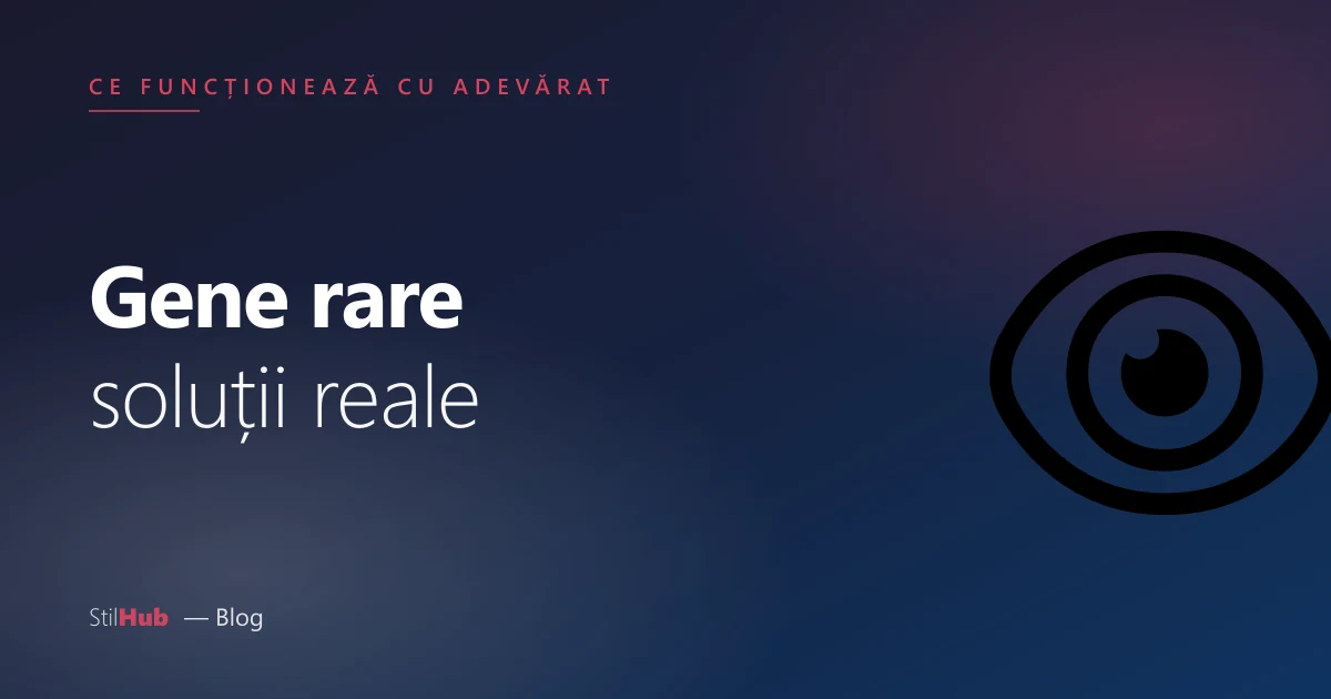 Soluții pentru gene rare