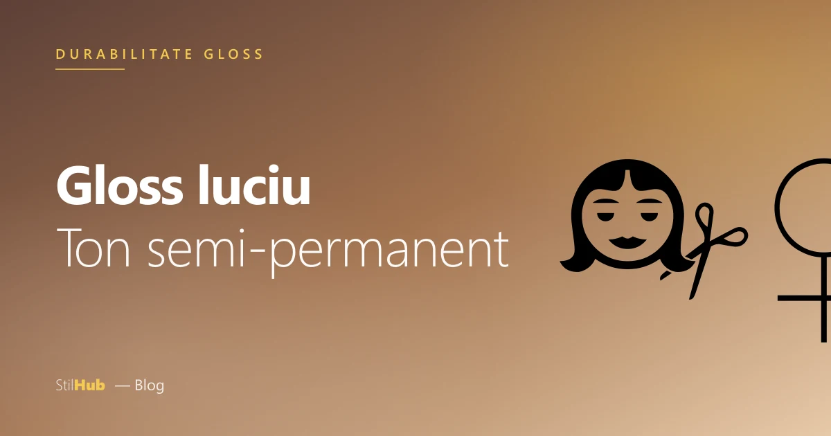 Gloss/glazură de păr