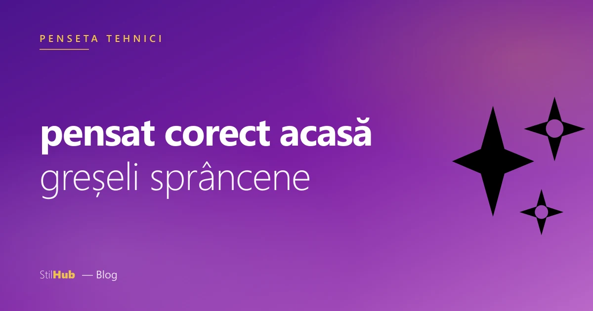 Greșeli la pensat