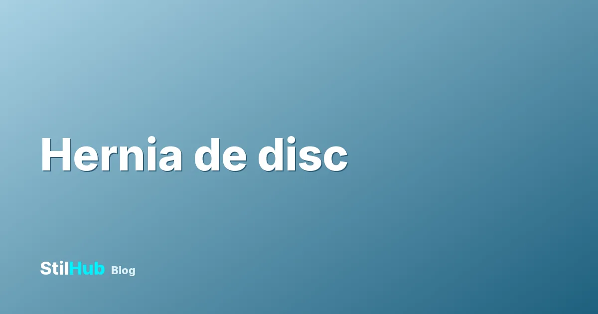 Hernie de disc și kinetoterapie: ce se poate face realist