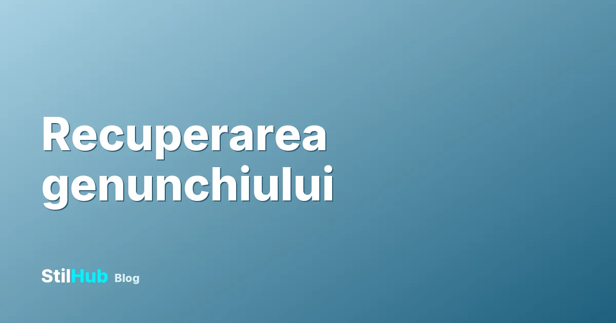 Kinetoterapie genunchi: gonartroză și recuperare după operație
