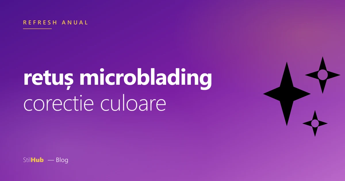 Microblading: retuș