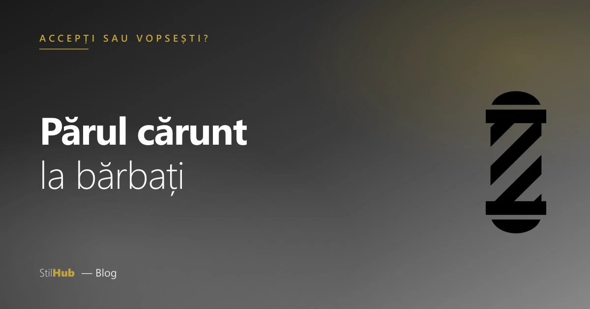 Părul cărunt la bărbați