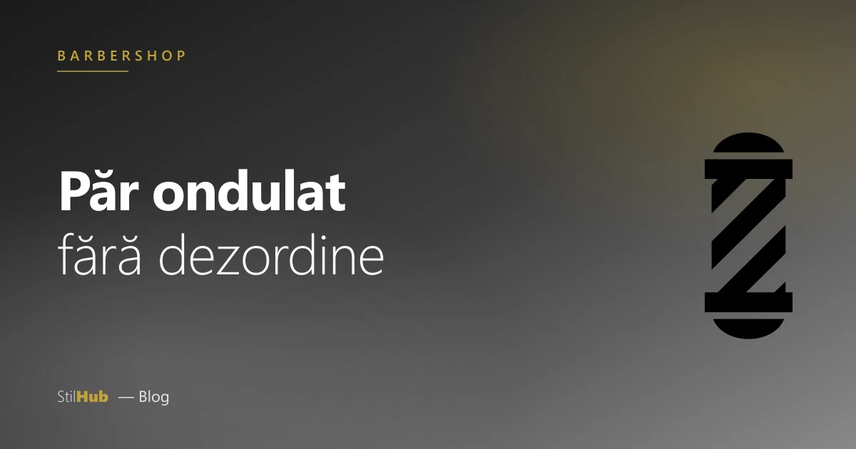 Păr ondulat la bărbați