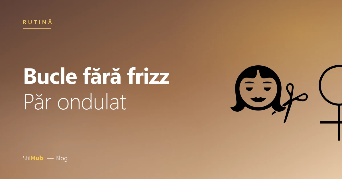 Păr ondulat fără frizz