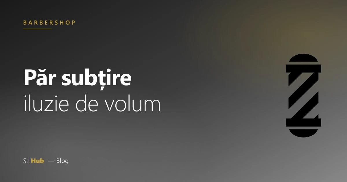 Păr subțire: iluzie de volum