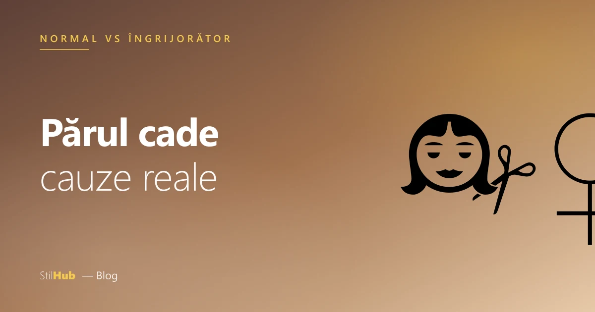 Părul care cade: cauze
