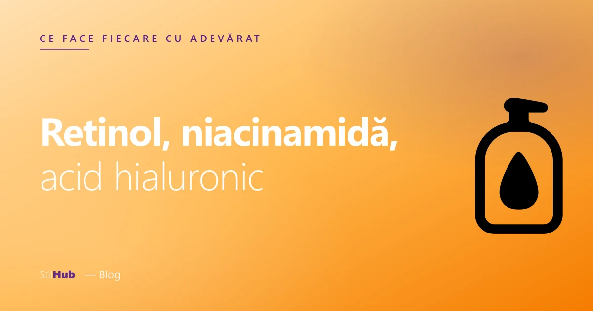 Retinol vs niacinamidă