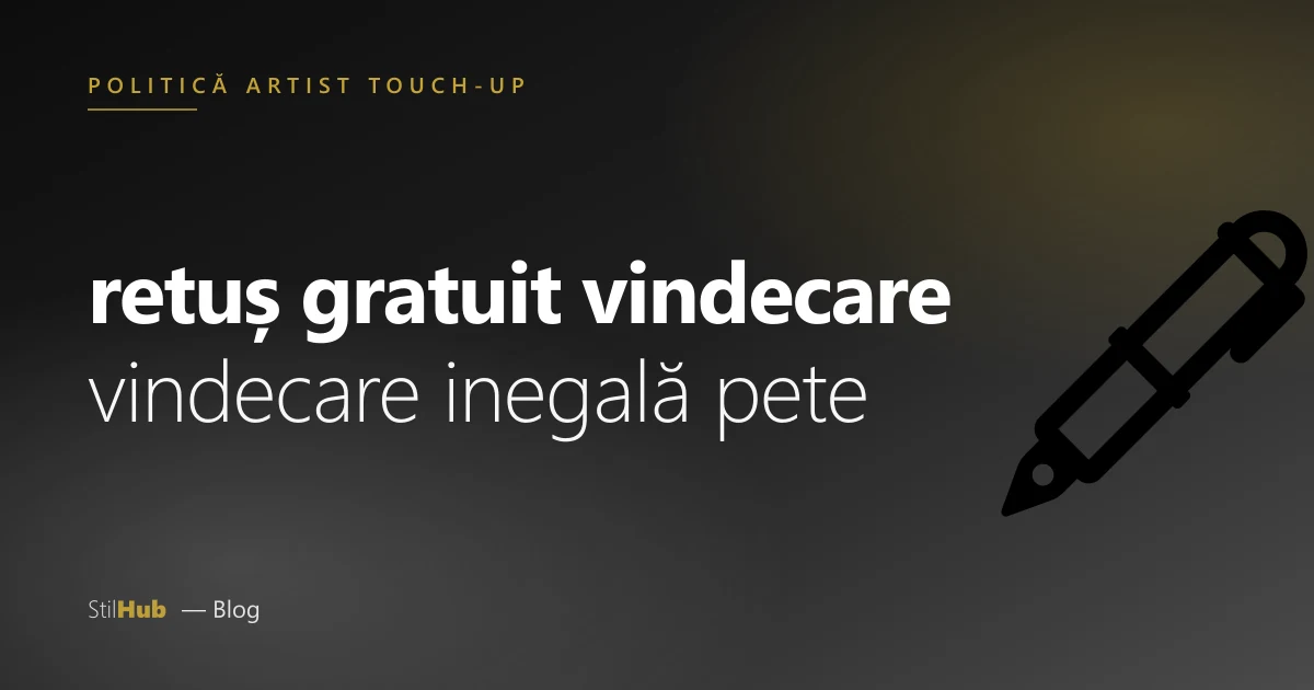 Retuș tatuaj