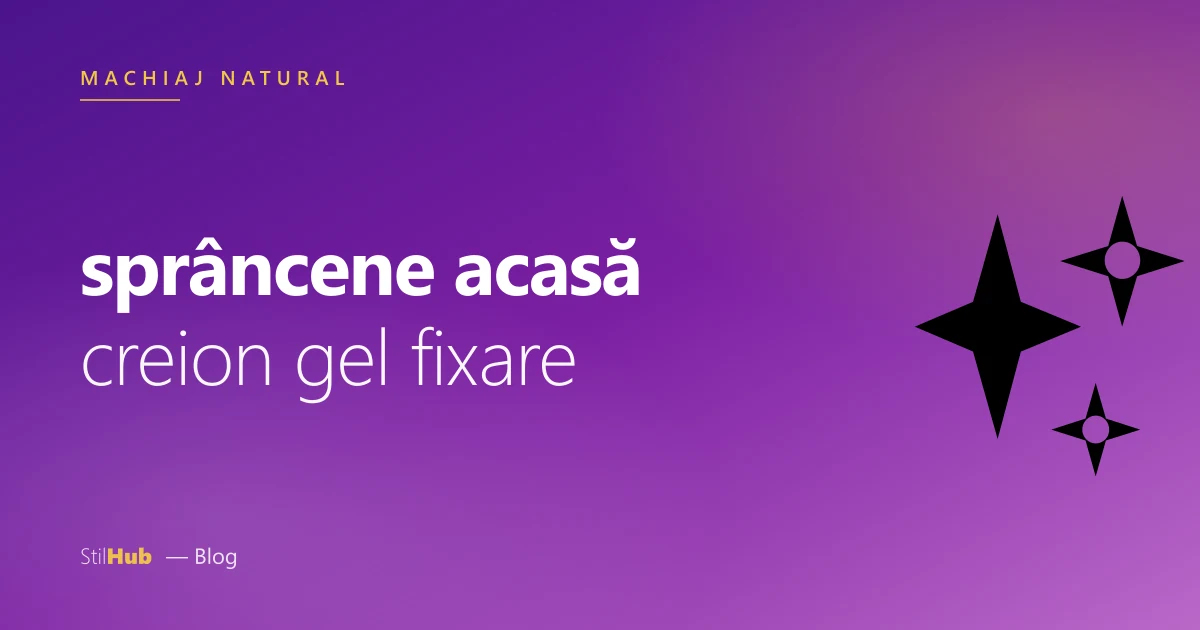 Sprâncene acasă