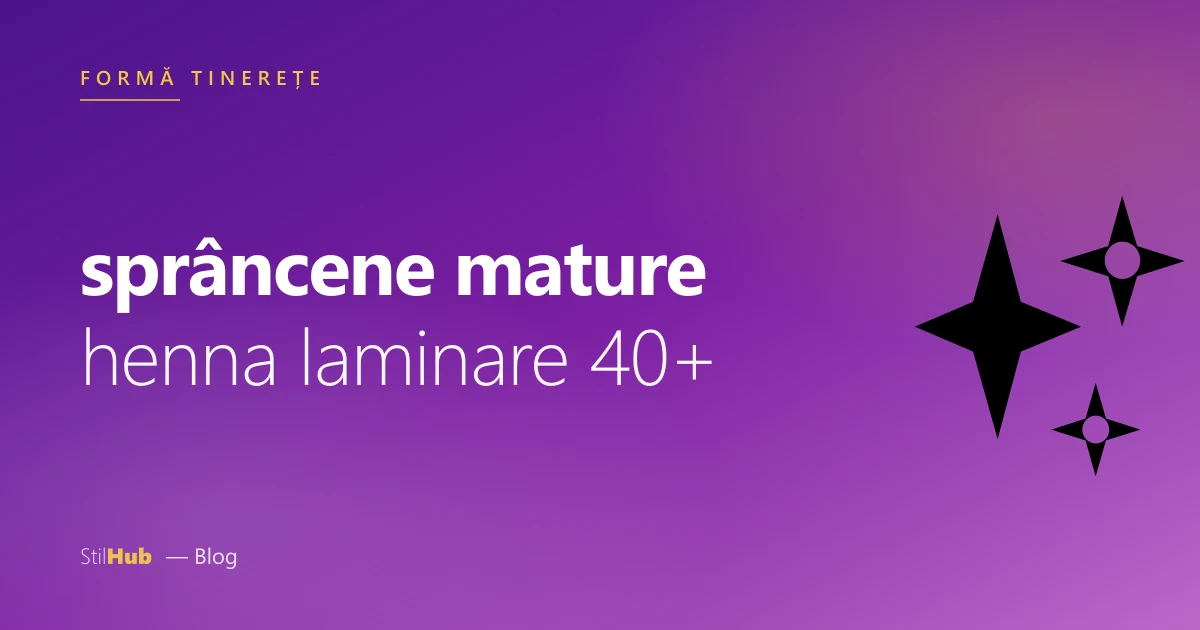 Sprâncene după 40 de ani