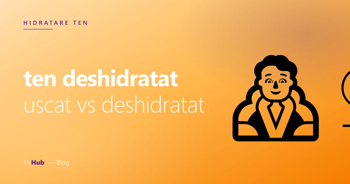 Deshidratat vs uscat
