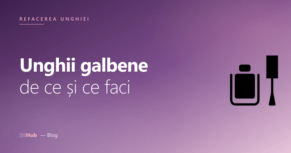 Unghii îngălbenite: soluții