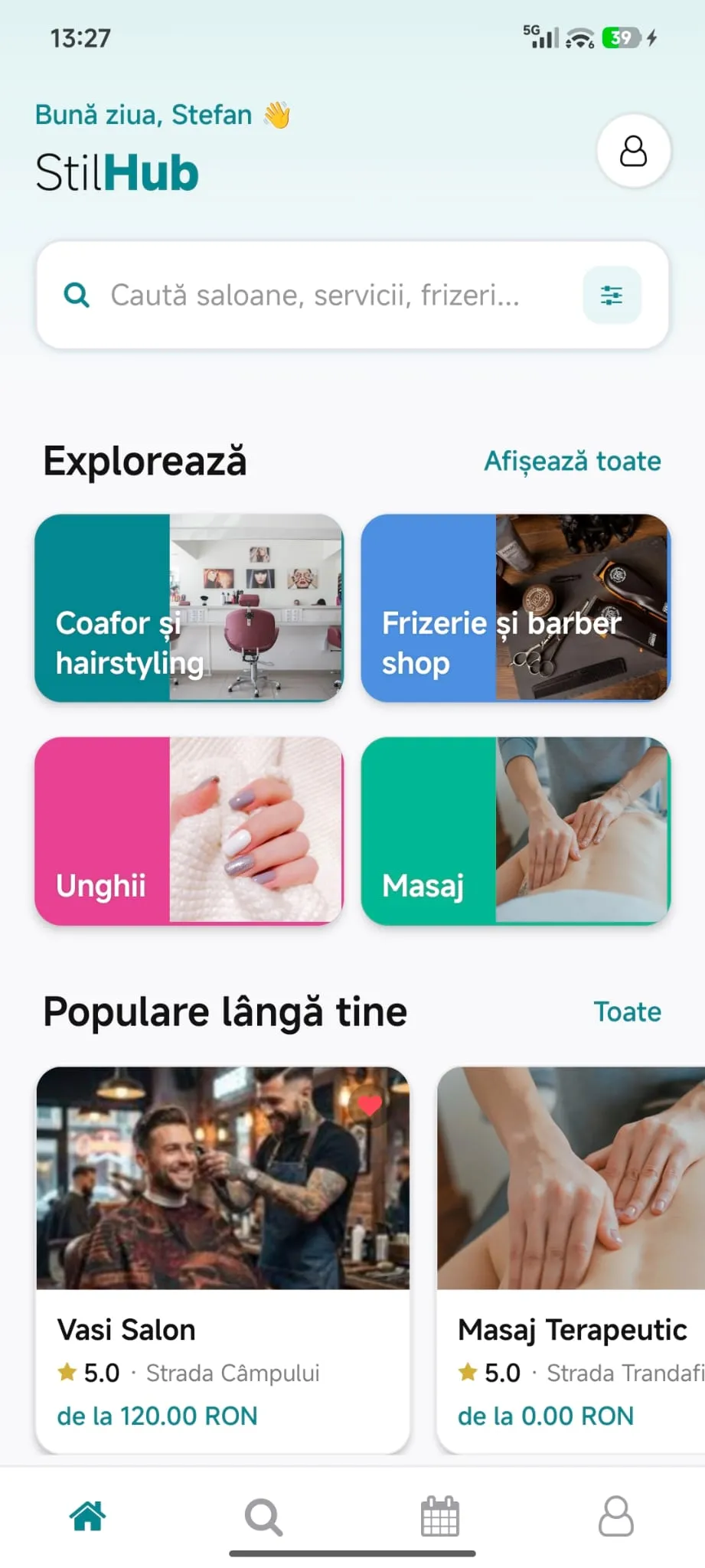 Aplicația StilHub